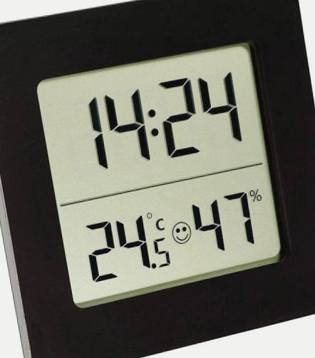 Домашняя метеостанция: часы + термометр + гигрометр