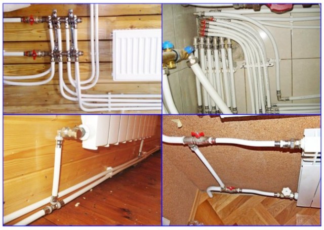 Примеры металлопластиковых труб в системе отопления