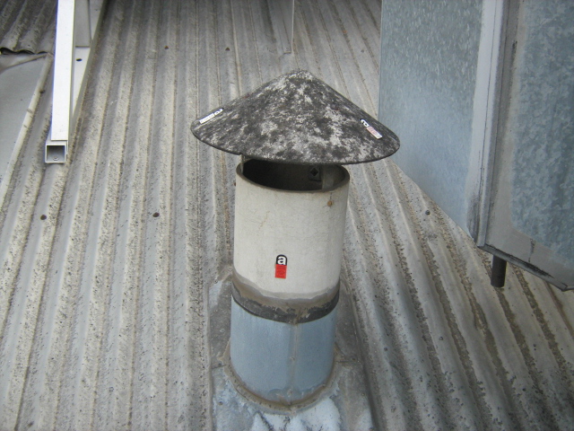 дымоход из асбестоцементной трубы для газового котла