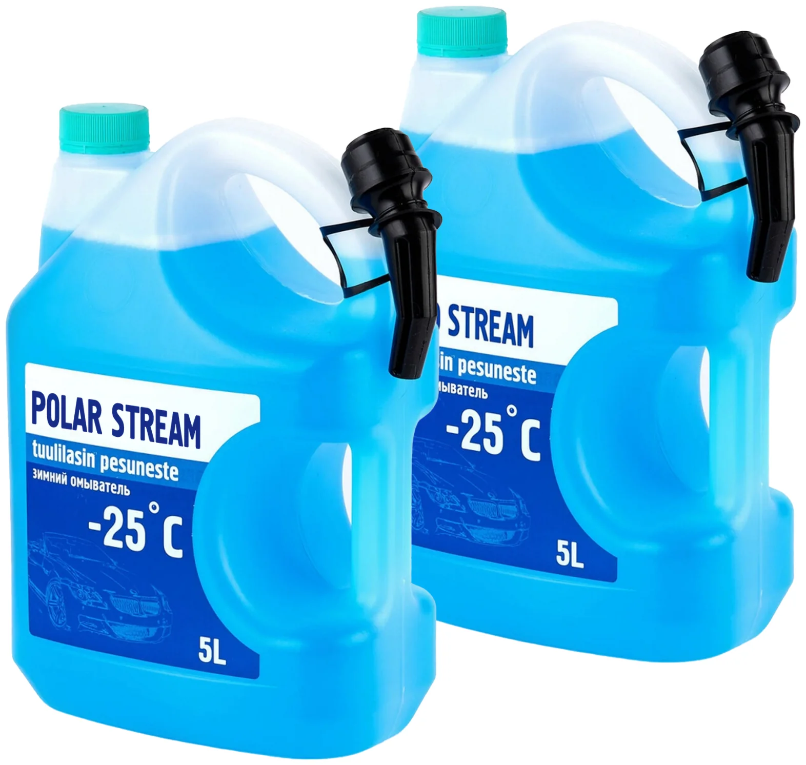 Незамерзайка без аромата Nord Stream -25°C, пять л , 2шт. , Жидкость для стеклоомывателя зимняя