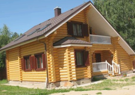Деревянный загородный дом