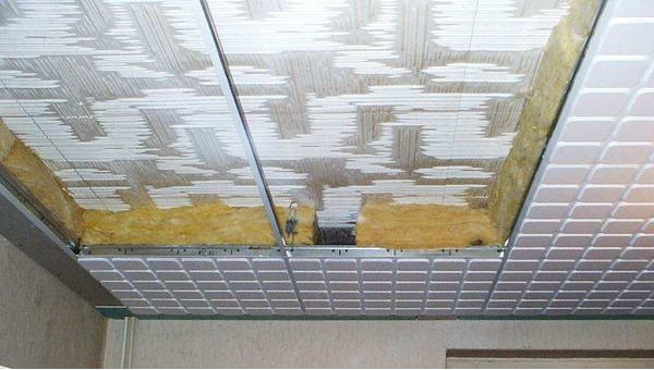 Навесной потолок на утеплитель