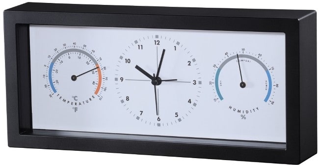 В новых моделях встроены часы и термометр