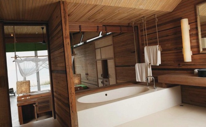 Как правильно сделать ванную комнату в доме из дерева