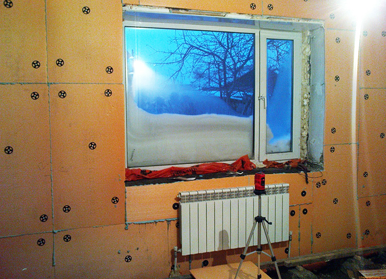 утепление стены панельного дома