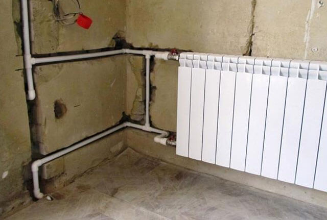подключение радиатора отопления к полипропиленовым трубам
